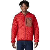 Men's Diamond Quilted Bomber Hoody