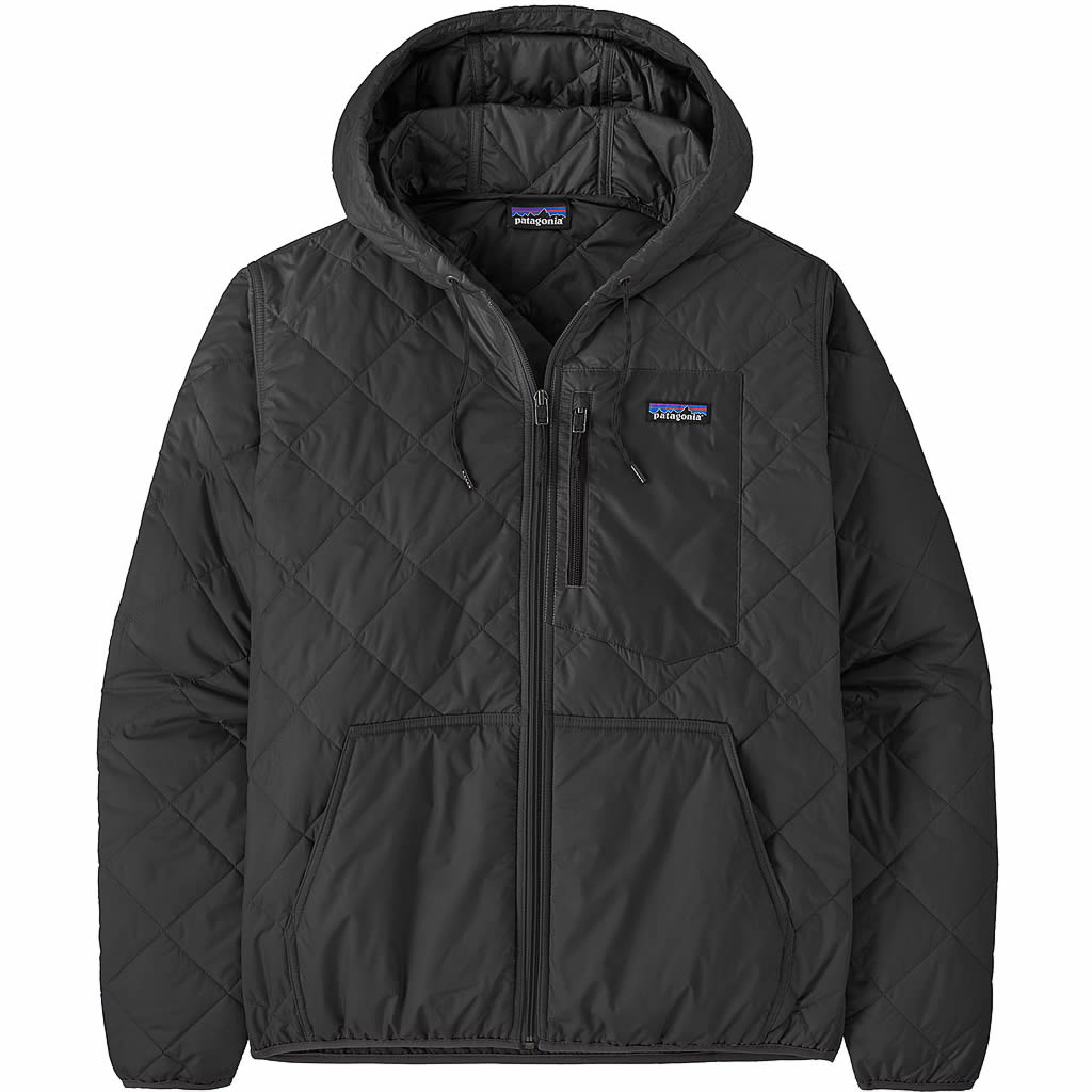 Men's Diamond Quilted Bomber Hoody