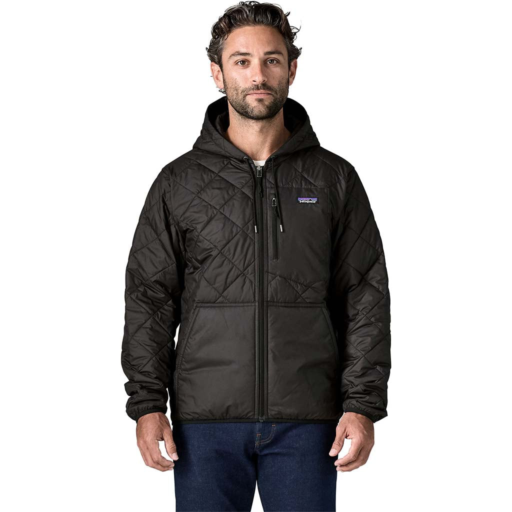 Men's Diamond Quilted Bomber Hoody