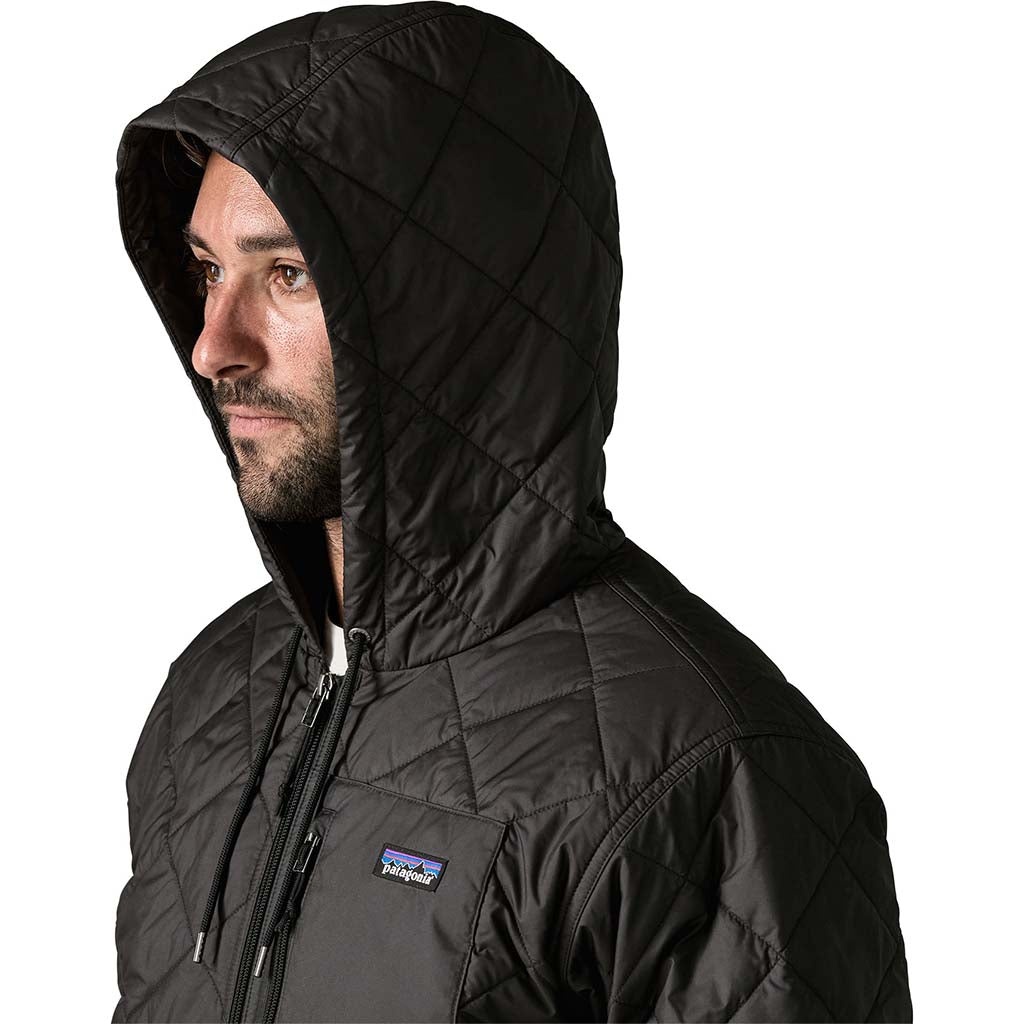 Men's Diamond Quilted Bomber Hoody