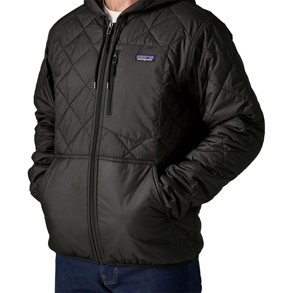 Men's Diamond Quilted Bomber Hoody