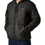 Men's Diamond Quilted Bomber Hoody