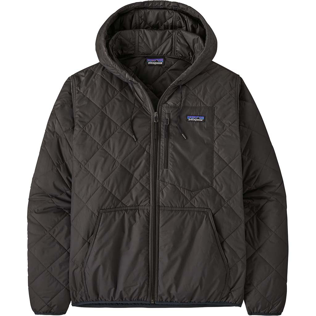 Men's Diamond Quilted Bomber Hoody