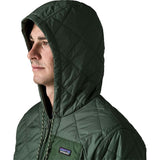 Men's Diamond Quilted Bomber Hoody