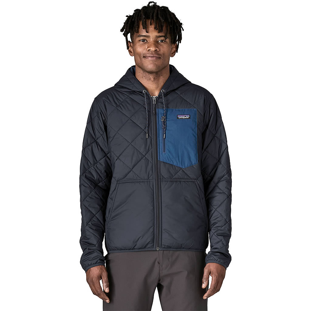 Men's Diamond Quilted Bomber Hoody