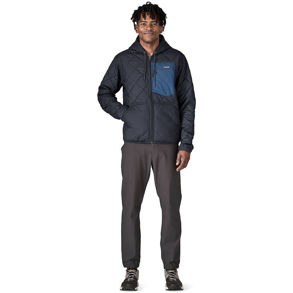 Men's Diamond Quilted Bomber Hoody