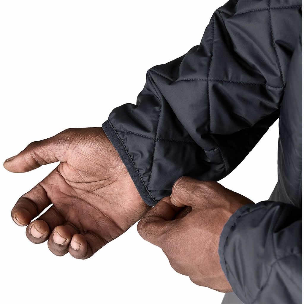 Men's Diamond Quilted Bomber Hoody