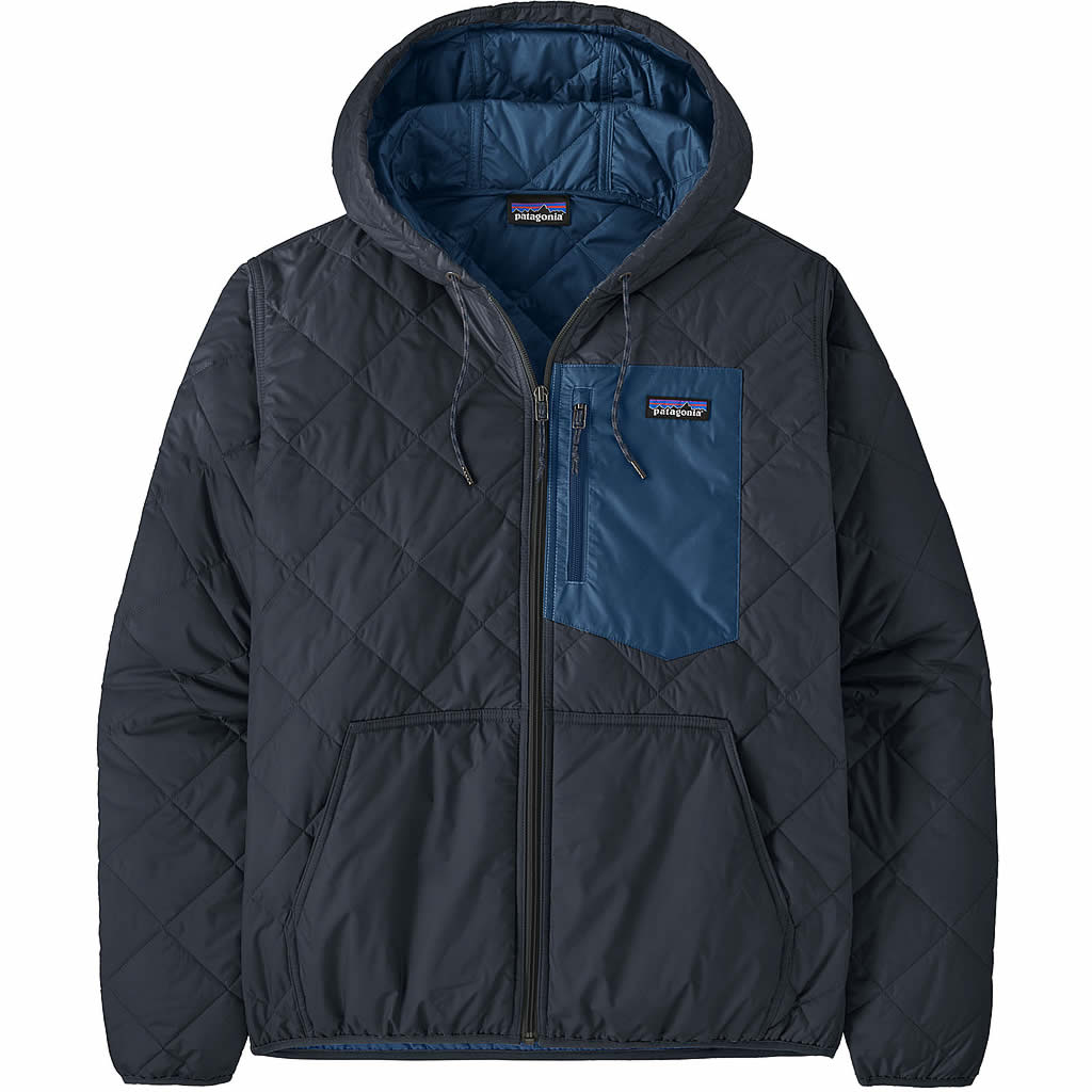 Men's Diamond Quilted Bomber Hoody