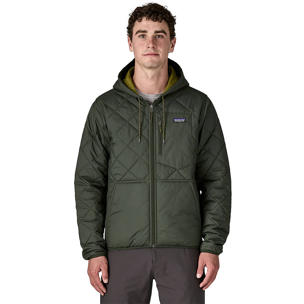 Men's Diamond Quilted Bomber Hoody