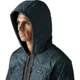 Men's Diamond Quilted Bomber Hoody