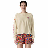 Women's Long-sleeved Earth Flow Easy Cut Organic T-Shirt