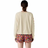 Women's Long-sleeved Earth Flow Easy Cut Organic T-Shirt