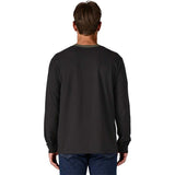 Men's Long-Sleeved Shop Sticker Pocket Responsibili-Tee
