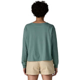 Women's Long-Sleeved Water People Banner Easy Cut T-Shirt