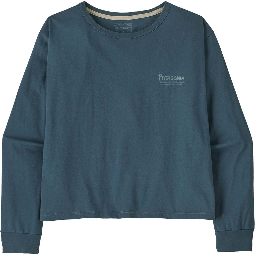 Women's Long-Sleeved Water People Banner Easy Cut T-Shirt