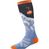 Kids Little Yeti Over-the-Calf Midweight Ski & Snowboard Socks