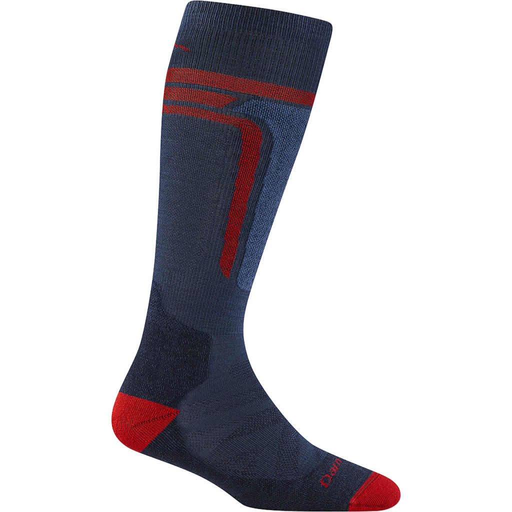 Kids' T-Bar Over-the-Calf Midweight Ski and Snowboard Socks