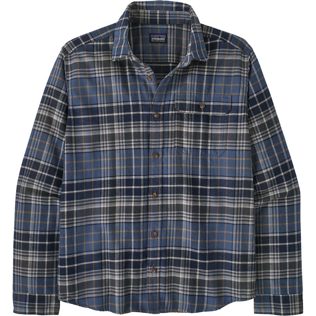 Men's Long-Sleeved Lightweight Fjord Flannel Shirt