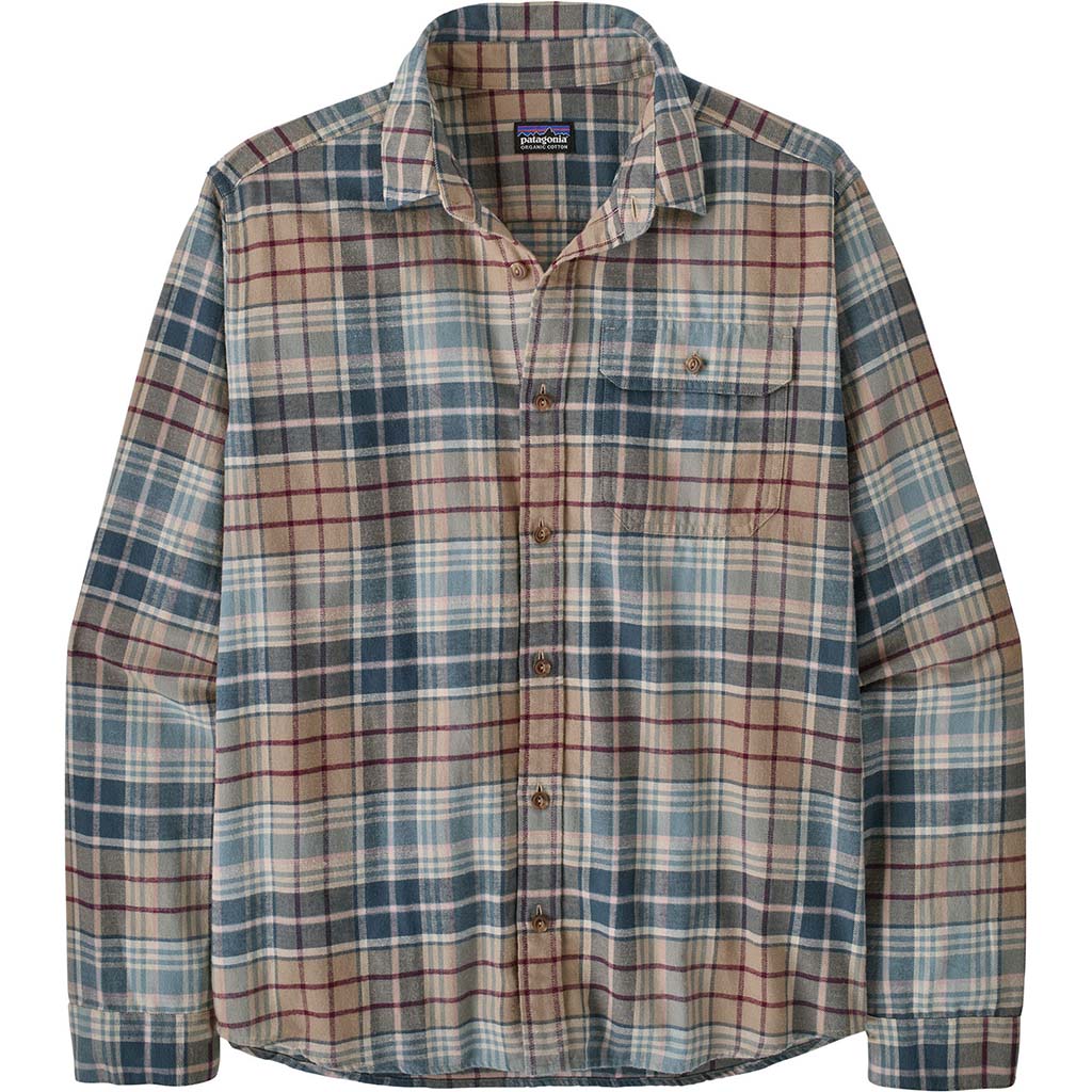 Men's Long-Sleeved Lightweight Fjord Flannel Shirt