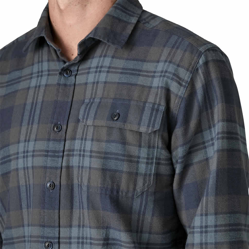 Men's Long-Sleeved Lightweight Fjord Flannel Shirt