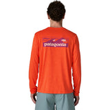 Men's Long-Sleeved Capilene Cool Daily Shirt Boardshort Logo