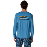 Men's Long-Sleeved Capilene Cool Daily Shirt Boardshort Logo
