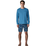 Men's Long-Sleeved Capilene Cool Daily Shirt Boardshort Logo