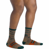 Men's Hike Hike Hut Micro Crew Midweight Hiking Socks