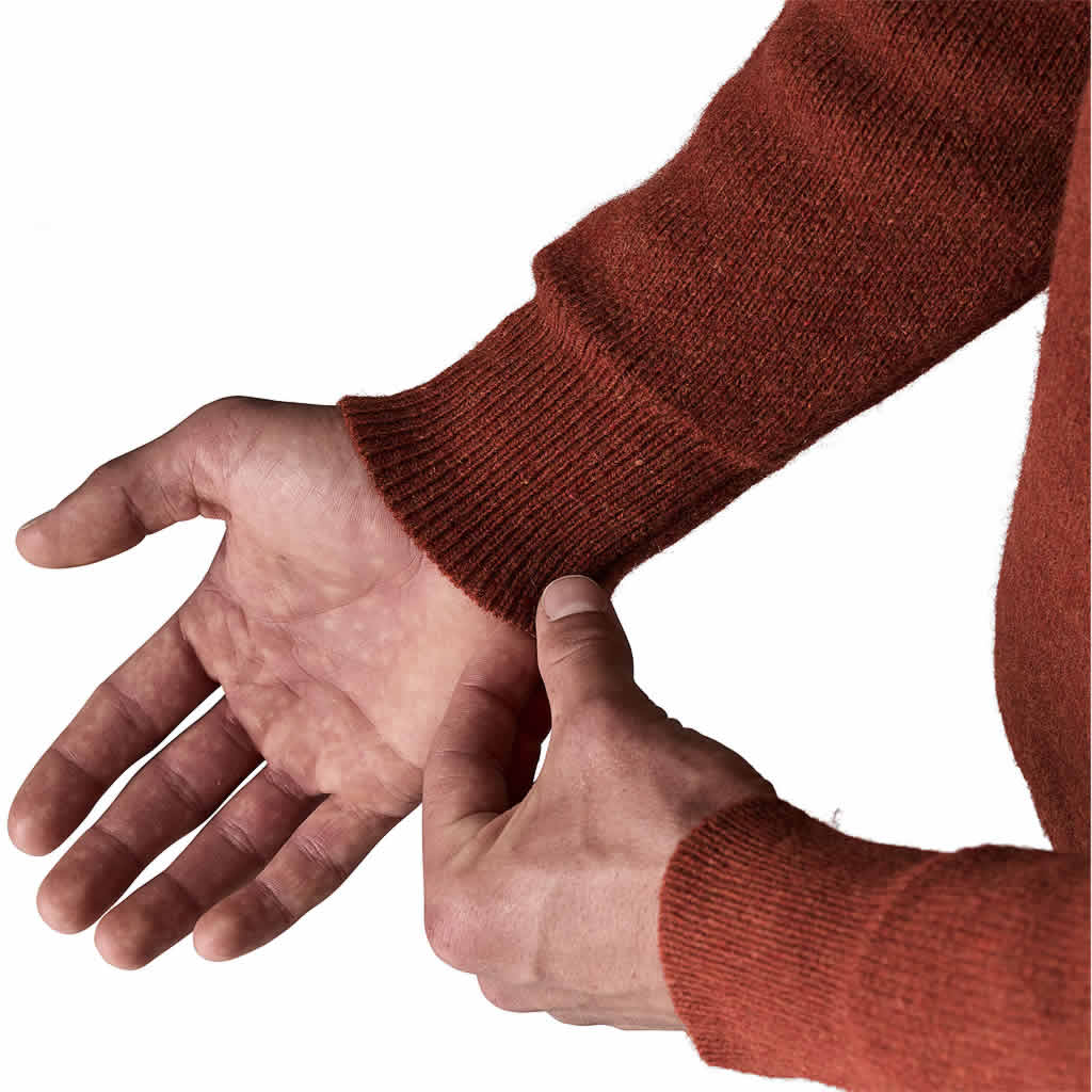 Men's Recycled Wool-Blend Rugby Sweater