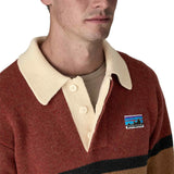 Men's Recycled Wool-Blend Rugby Sweater