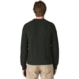 Recycled Wool-Blend Cable Knit Crewneck Sweater