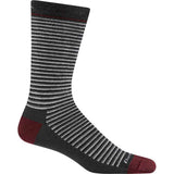 Men's Microstripe Crew Lightweight Lifestyle Socks
