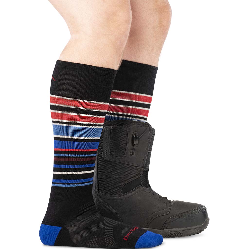 Men's Snowpack Over-the-Calf Midweight Cushion Ski and Snowboard Sock