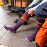 Women's Snowburst Over-The-Calf Midweight Cushion Ski Snowboard Sock