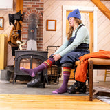 Women's Snowburst Over-The-Calf Midweight Cushion Ski Snowboard Sock