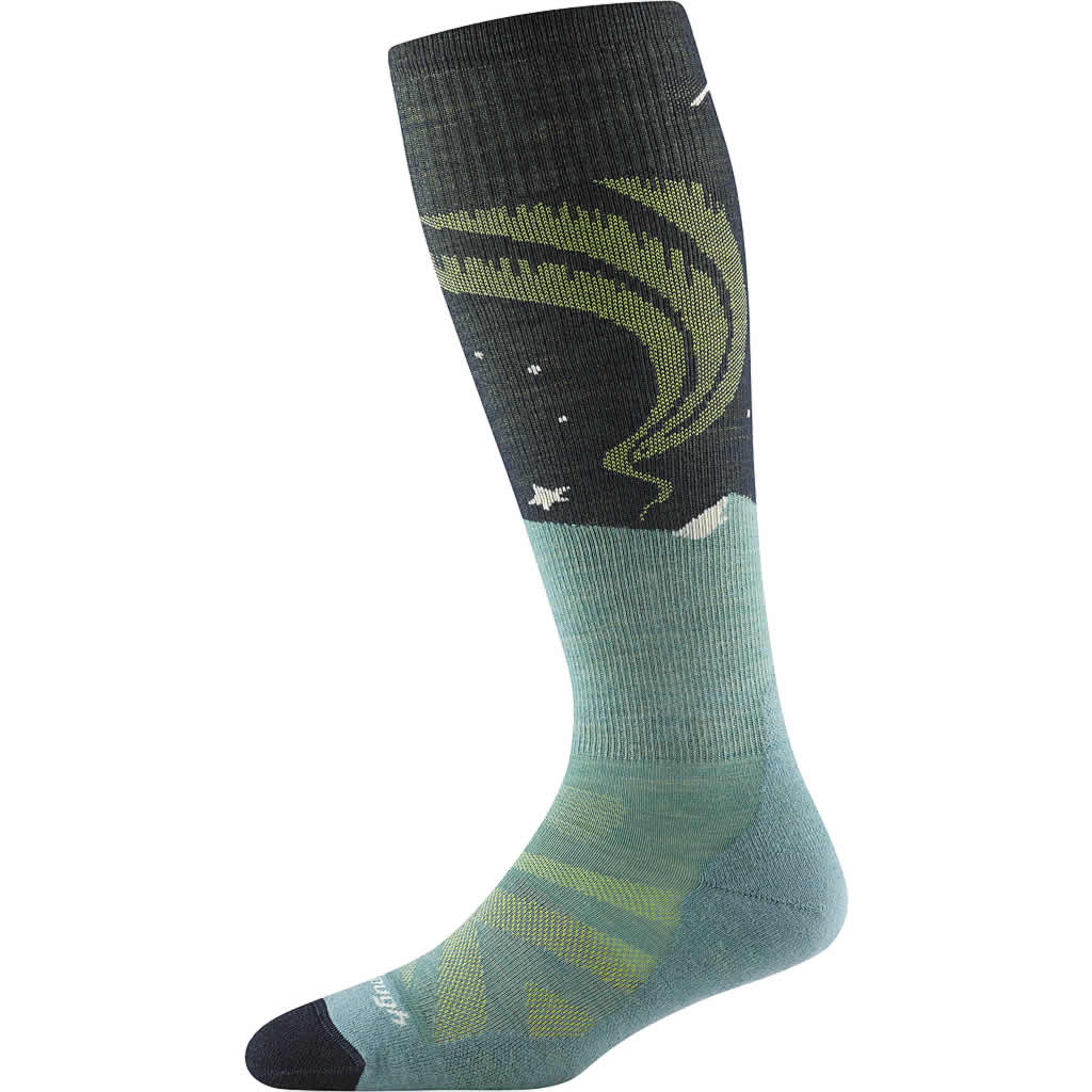 Women's Aurora Over-the-Calf Lightweight Cushion Ski Sock
