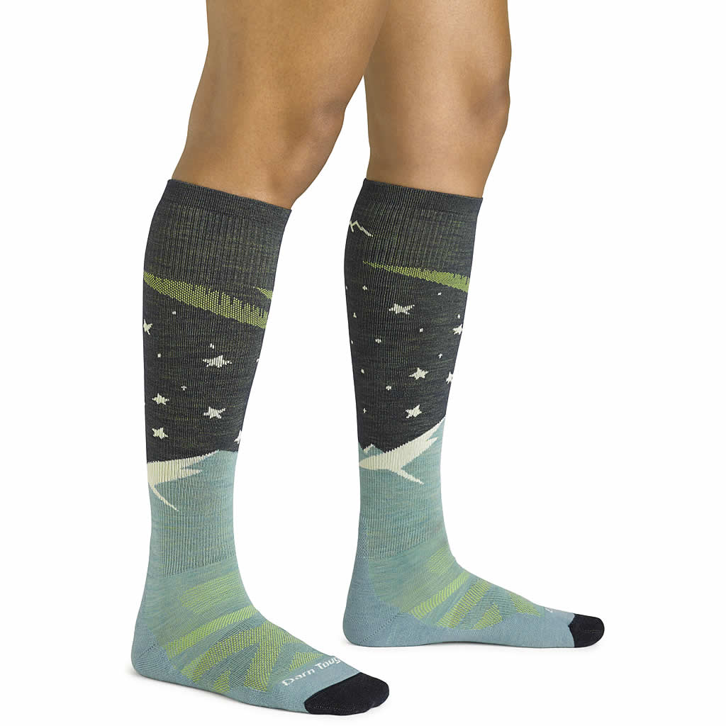 Women's Aurora Over-the-Calf Lightweight Cushion Ski Sock