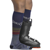 Men's Steep Lines Over-the-Calf Lightweight Ski and Snowboard Socks