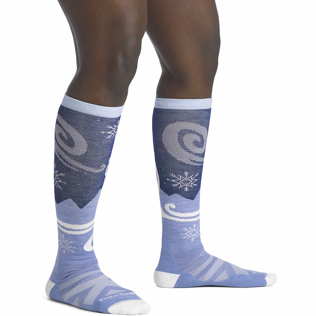 Women's Swirlwind Over-the-Calf Lightweight Ski and Snowboard Socks