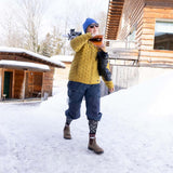 Women's Snowfall Over-the-Calf Midweight Ski & Snowboard Socks