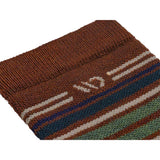 Men's Multi Stripe Midweight Micro Crew Sock