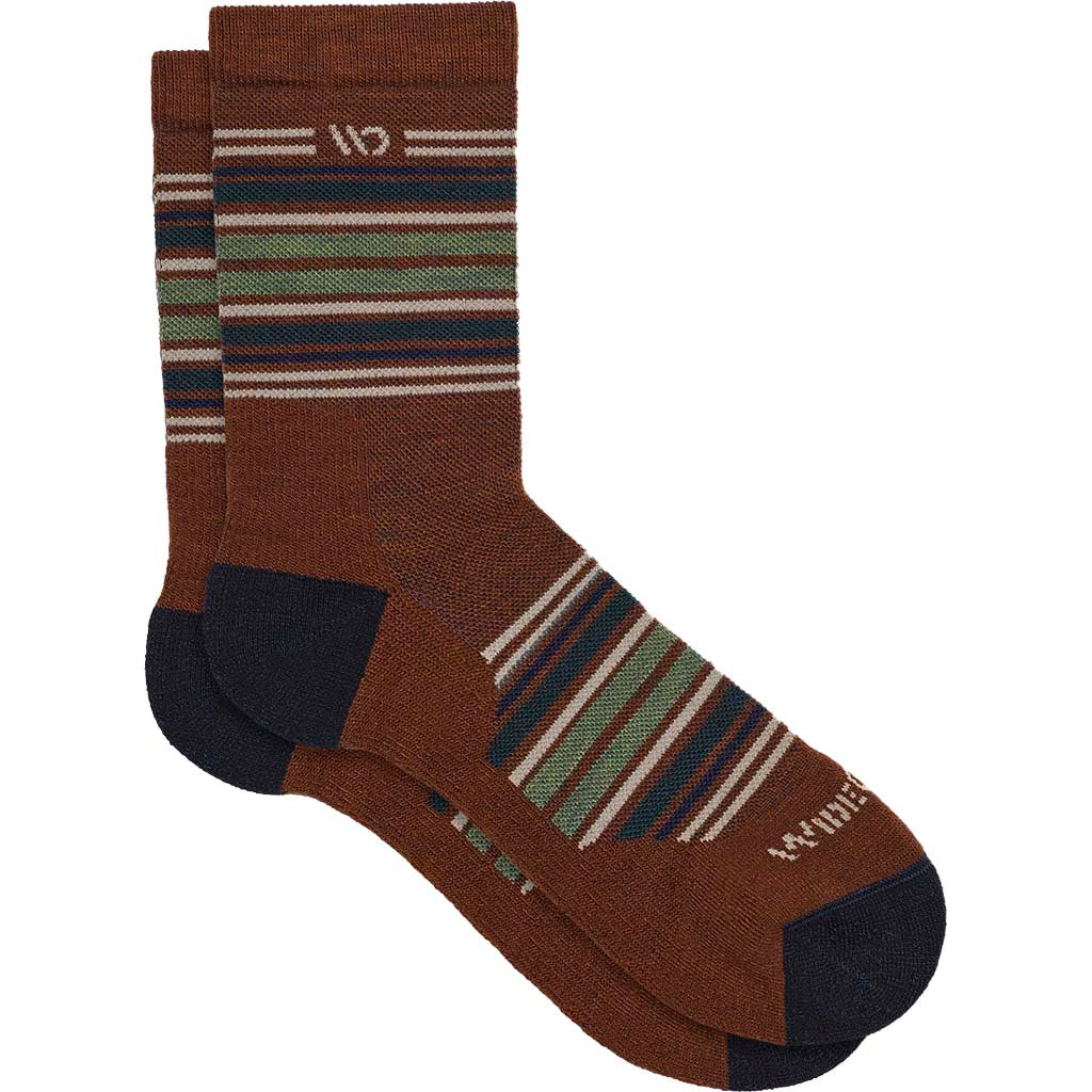 Men's Multi Stripe Midweight Micro Crew Sock