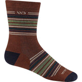 Men's Multi Stripe Midweight Micro Crew Sock