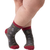 Women's Foliage Lightweight Cushion Micro Crew Sock