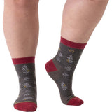Women's Foliage Lightweight Cushion Micro Crew Sock