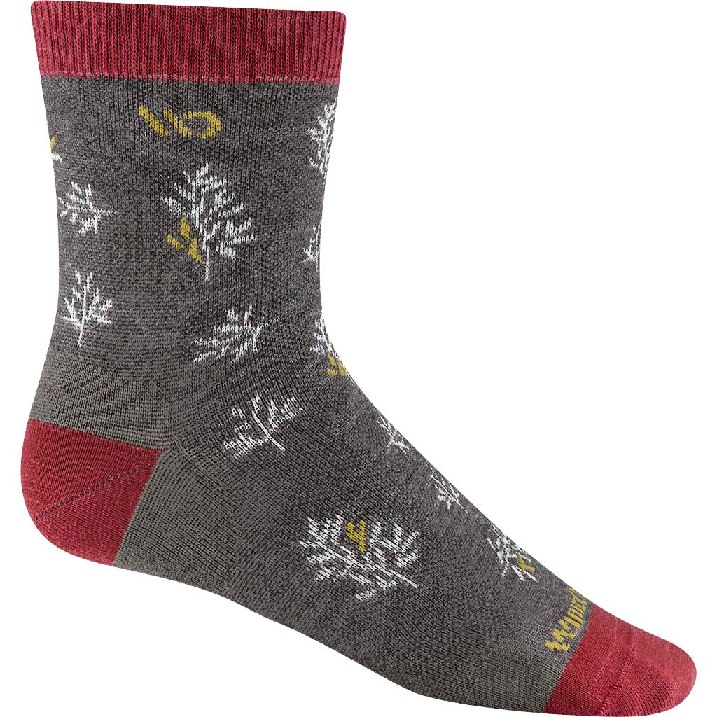 Women's Foliage Lightweight Cushion Micro Crew Sock