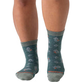 Women's Foliage Lightweight Cushion Micro Crew Sock