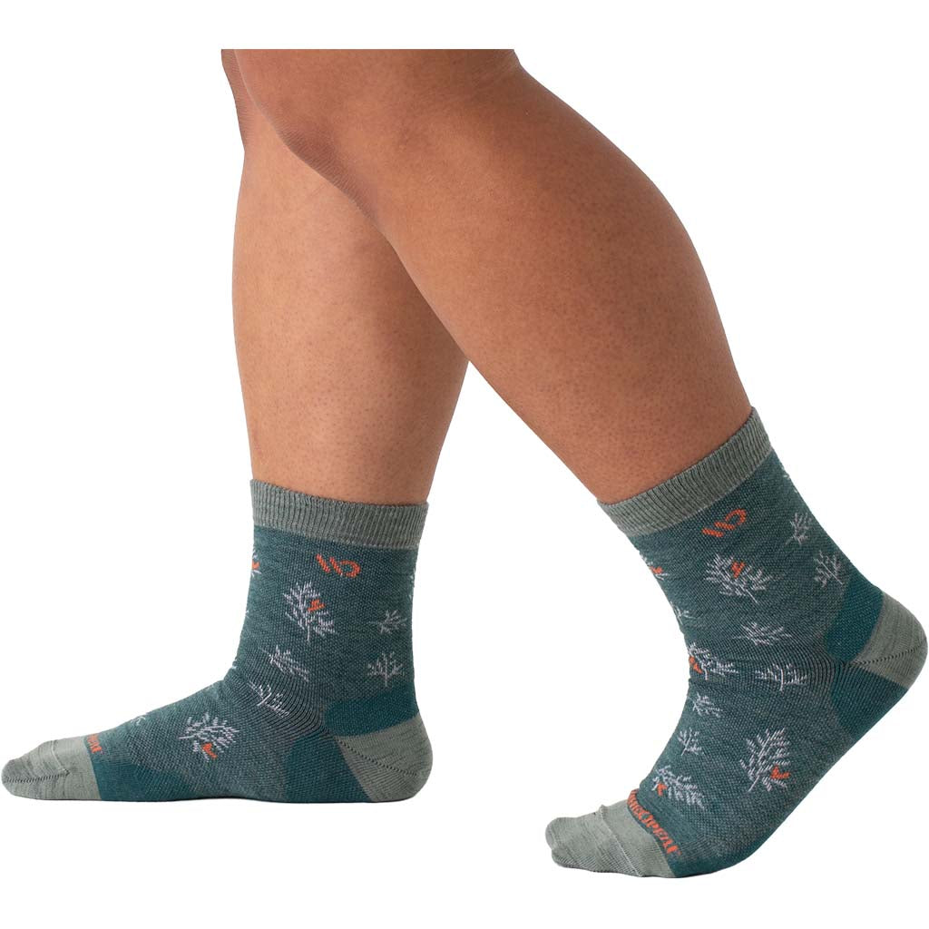 Women's Foliage Lightweight Cushion Micro Crew Sock