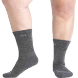 Women's Solid Cushioned Crew Socks