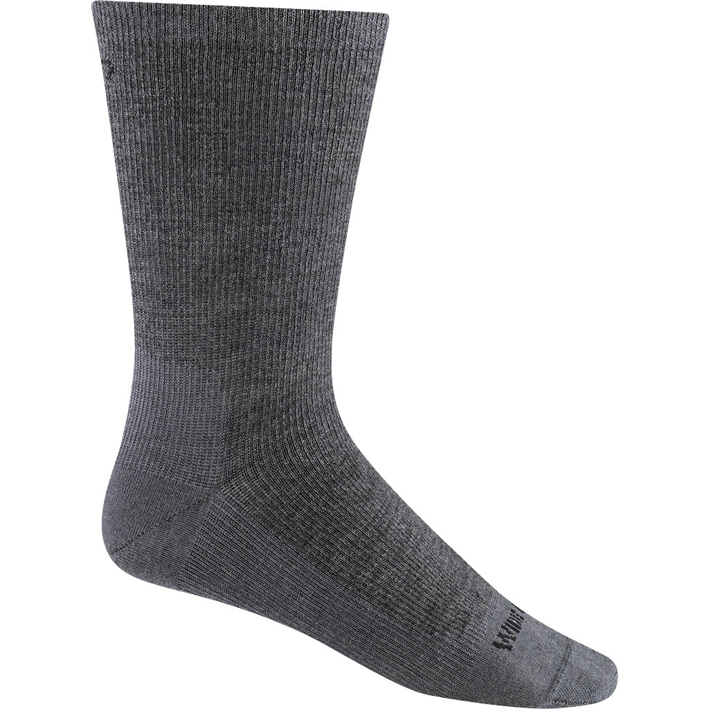 Men's Solid Lightweight Crew Socks